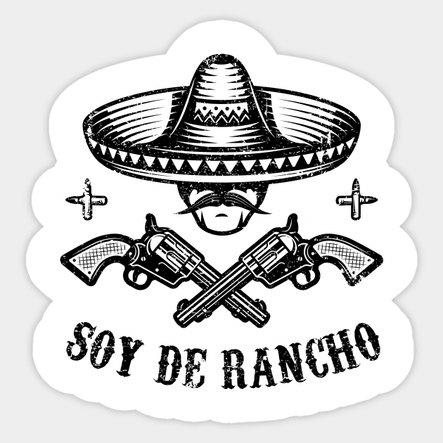 Soy de rancho Sticker by verde